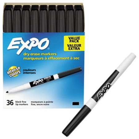 Sanford Ink 1921062 Low Odor Dry Erase Marker; Black